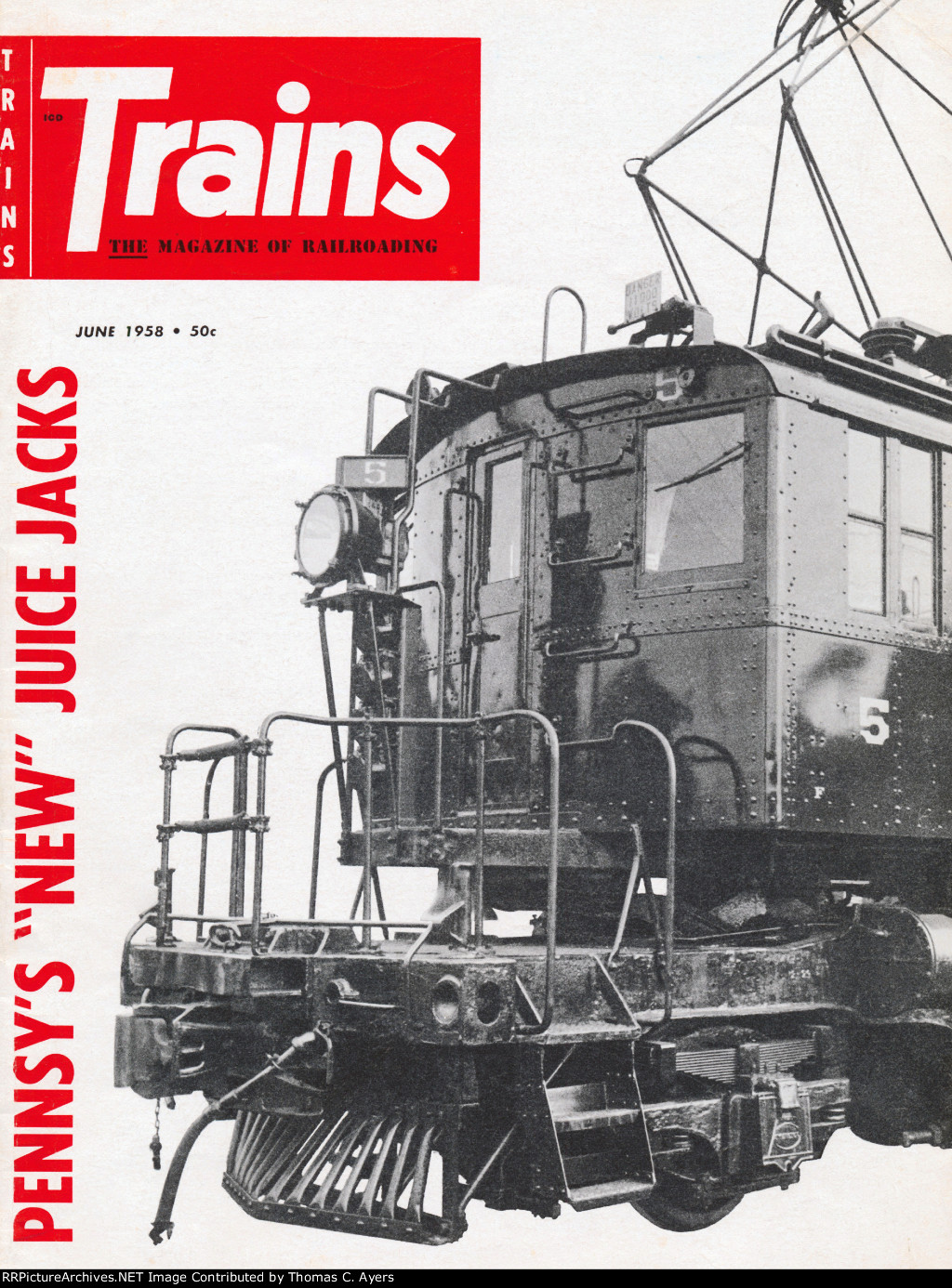 Pennsys "New" FF-2 Electrics, Front Cover, 1958